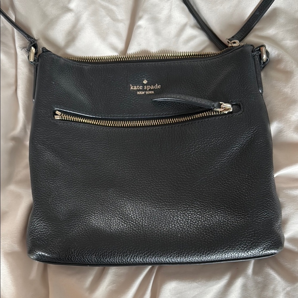 Kate Spade Black Leather Crossbody Bag